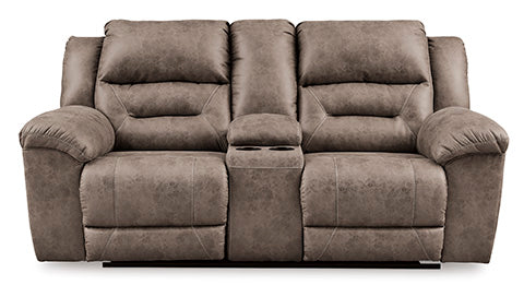 Stoneland DBL Rec Loveseat w/Console