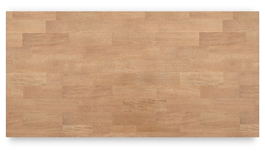 Gesthaven Counter Height Dining Table and 2 Barstools