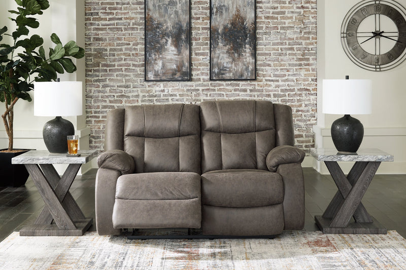 First Base Sofa and Loveseat