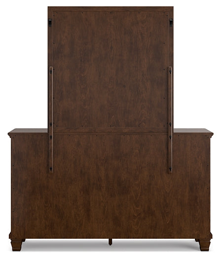 Danabrin Twin Panel Storage Bed, Dresser and Mirror