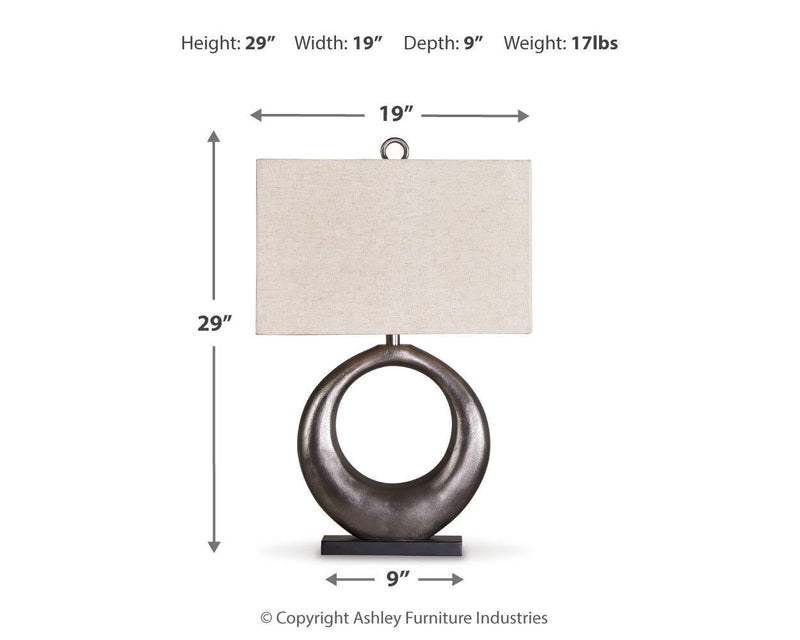 Saria Metal Table Lamp (1/CN)