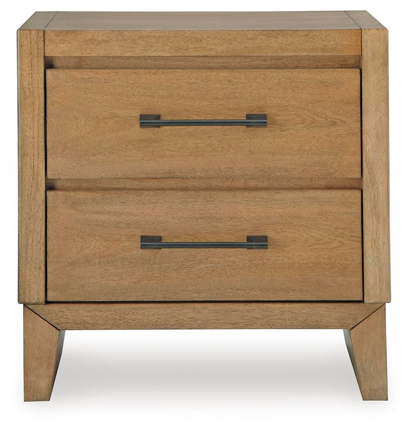 Sherbana Two Drawer Night Stand