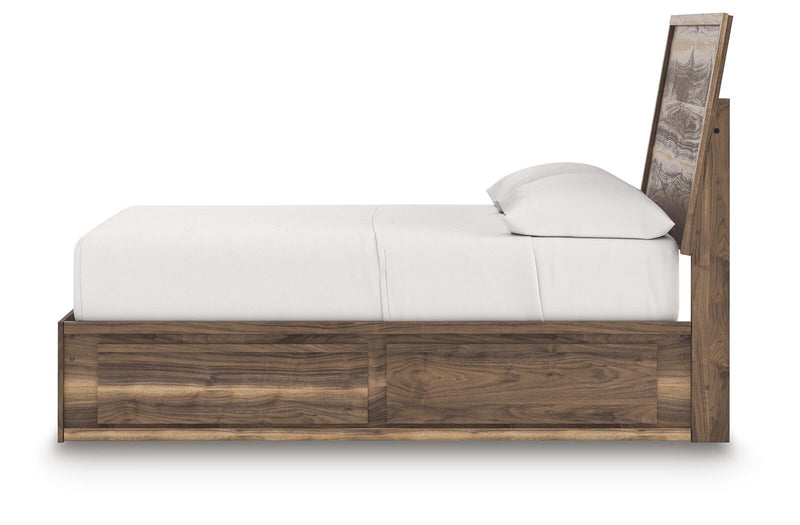 Chirason Full Panel Bed with Storage