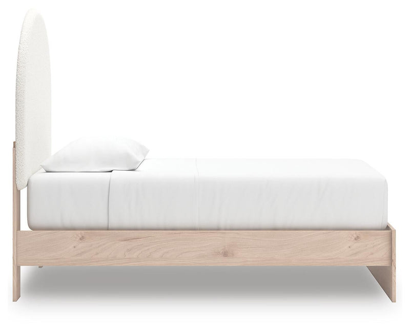 Arloster Twin Upholstered Panel Bed