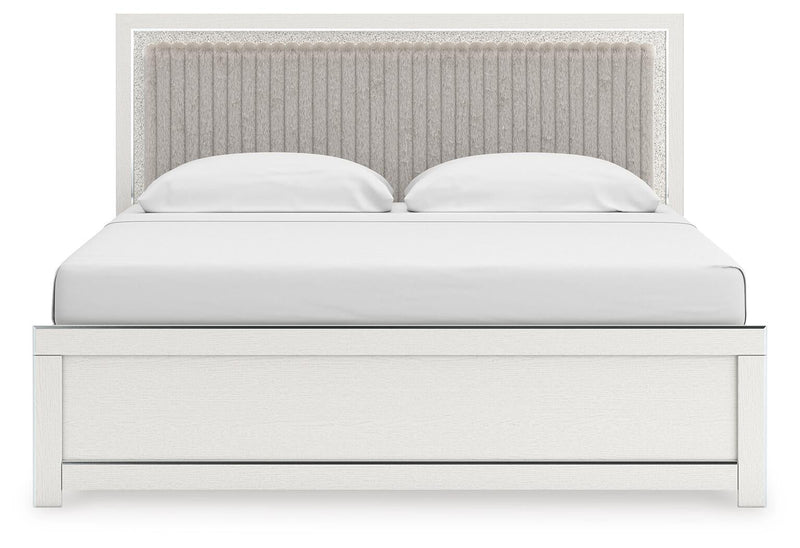 Zuraleus King Upholstered Panel Bed