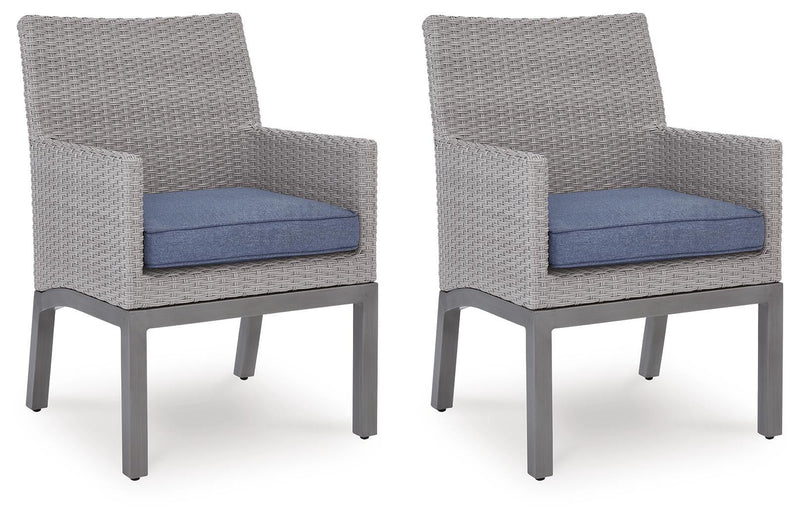 Half Moon Beach Arm Chair With Cushion (2/CN)