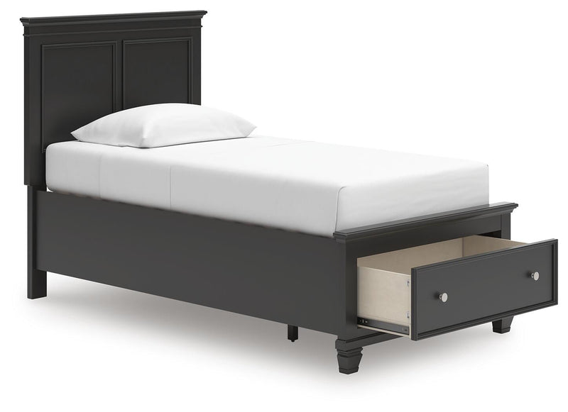 Lanolee Twin Panel Storage Bed