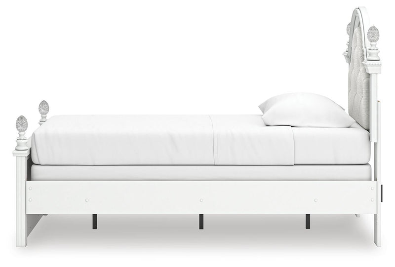 Kozlani Twin Upholstered Panel Bed