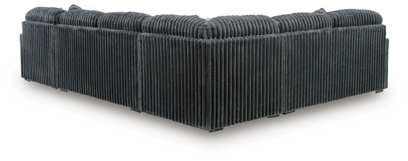 Midnight-Madness 4-Piece Sectional with Chaise