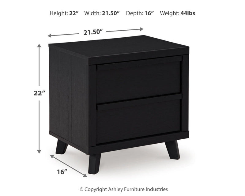 Danziar King Panel Bed, Dresser, Mirror and Nightstand