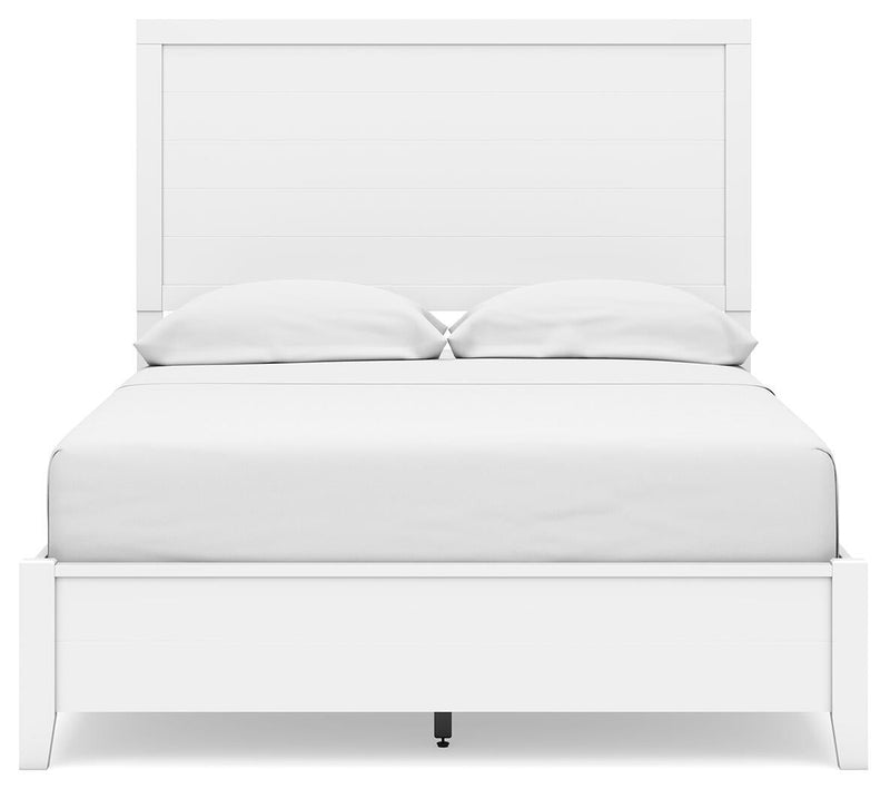 Binterglen Full Panel Bed with Mirrored Dresser and Nightstand