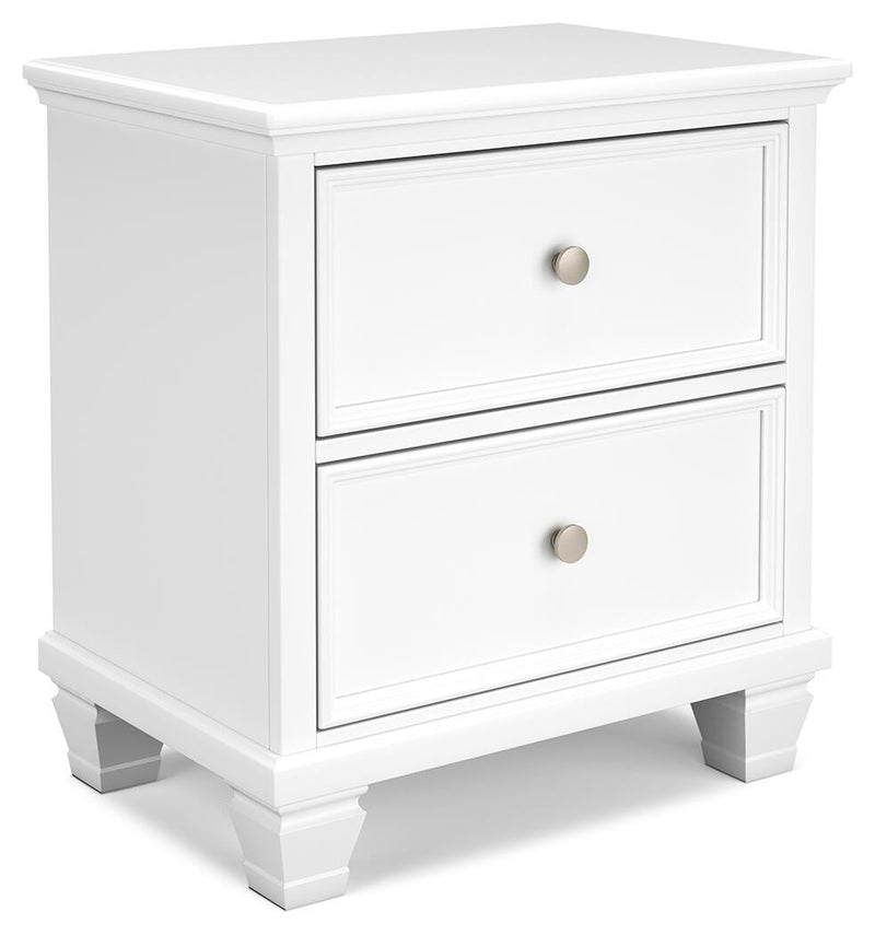 Fortman California King Panel Bed with Mirrored Dresser, Chest and Nightstand