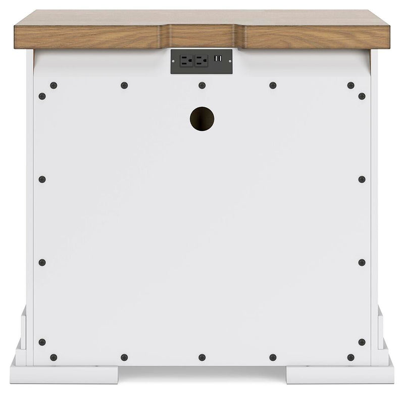 Ashbryn California King Panel Storage Bed, Dresser, Mirror, Chest and Nightstand