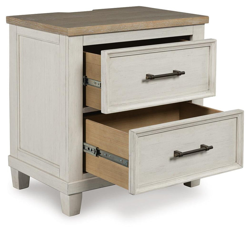Shaybrock Queen Panel Bed, Dresser, Mirror and Nightstand