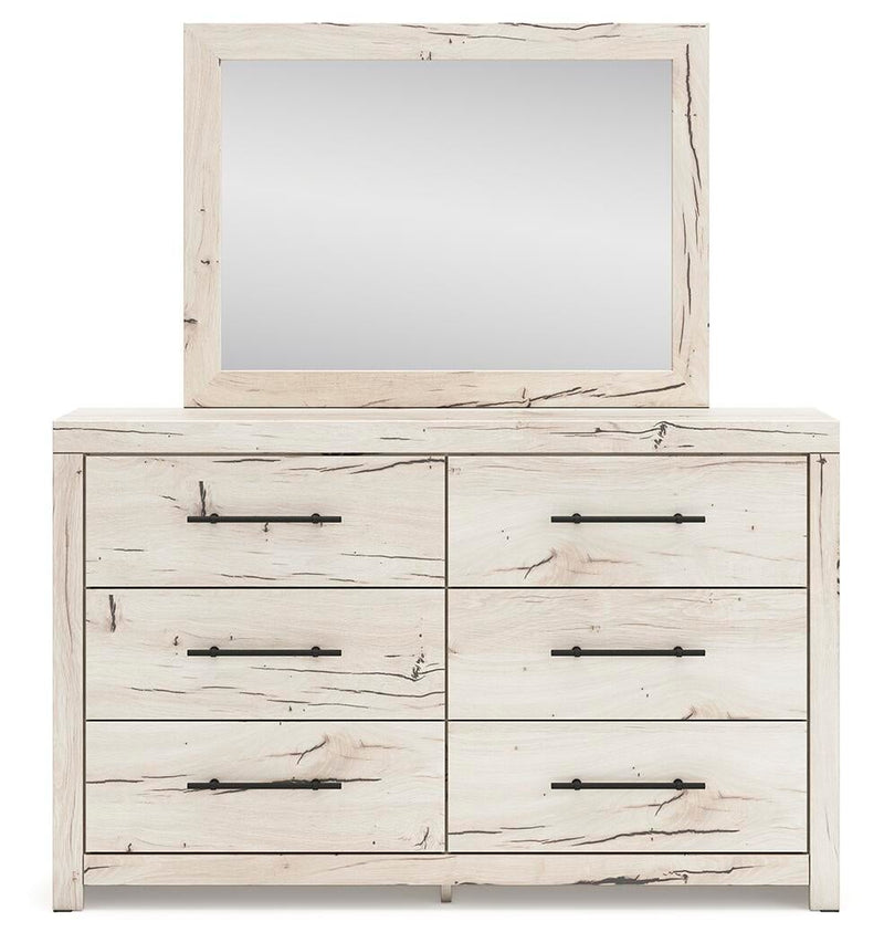 Lawroy Queen Panel Storage Bed, Dresser, Mirror and Nightstand