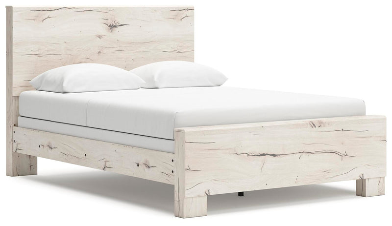 Lawroy Queen Panel Bed, Dresser, Mirror, Chest and Nightstand