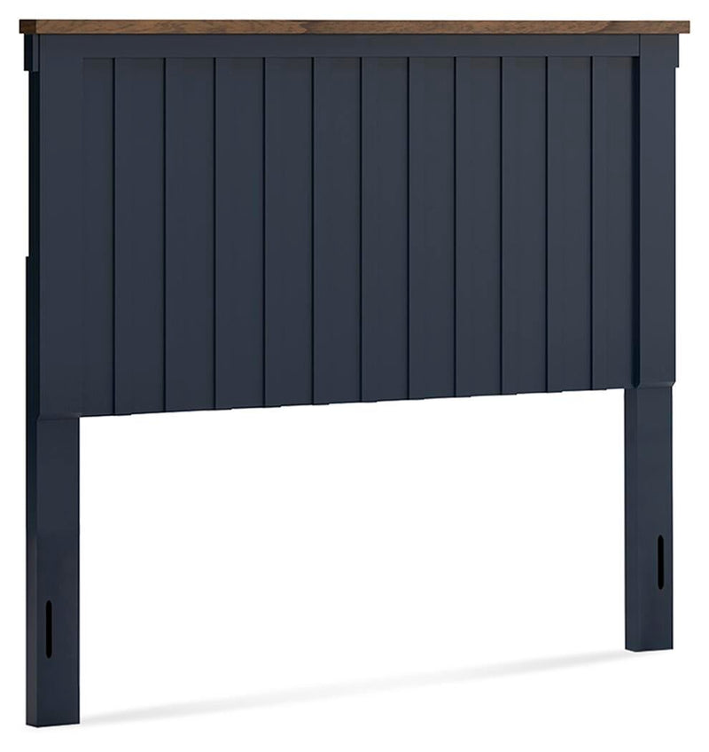 Landocken Full Panel Headboard, Dresser and Mirror