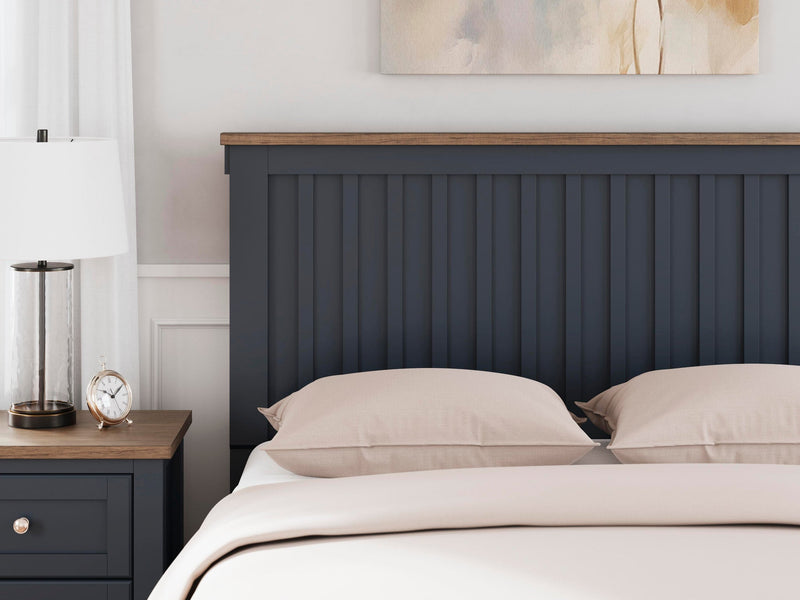Landocken Queen Panel Bed, Dresser, Mirror, Chest and Nightstand