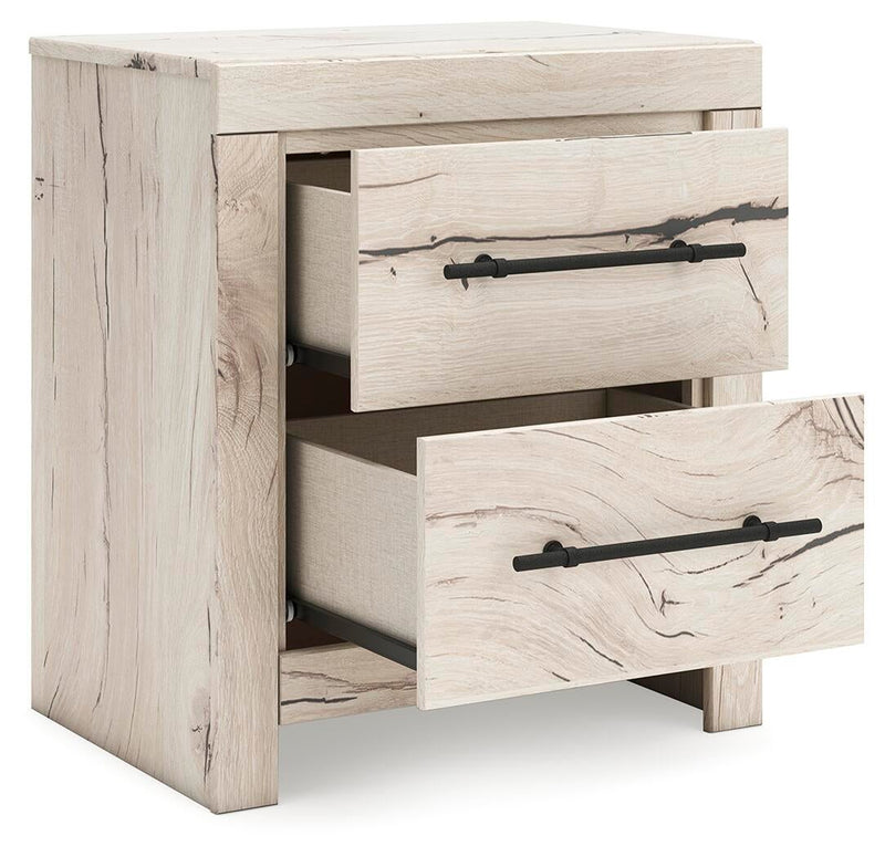 Lawroy Queen Panel Bed with Storage, Dresser, Mirror, Chest and Nightstand