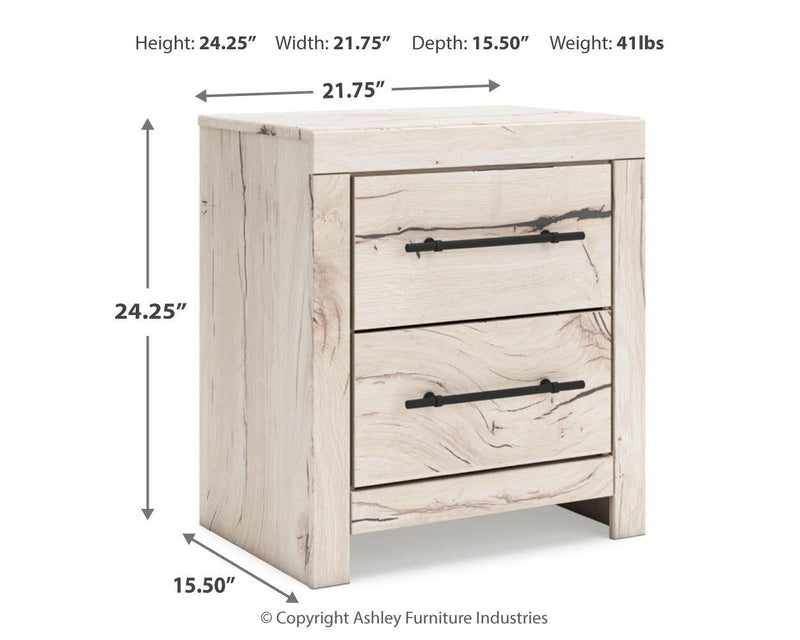 Lawroy King Panel Storage Bed, Dresser, Mirror, Chest and Nightstand