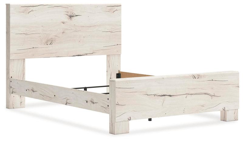 Lawroy Queen Panel Bed, Dresser and Mirror