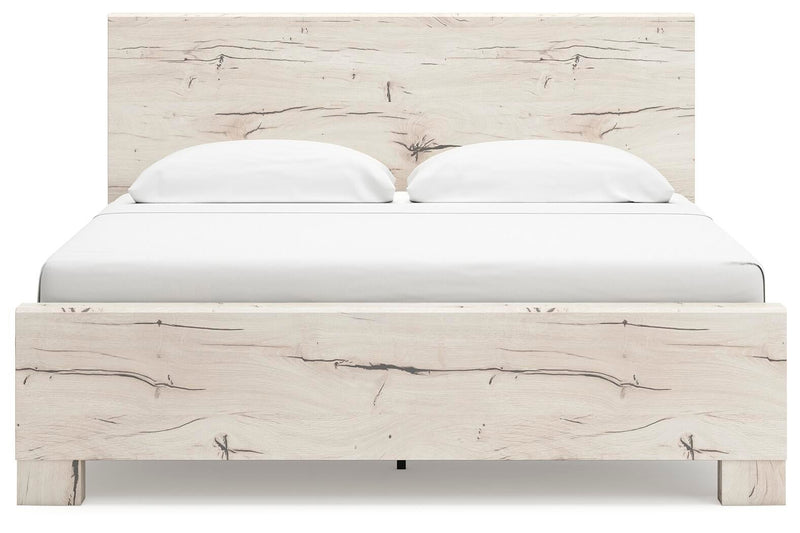 Lawroy King Panel Bed, Dresser, Mirror and Nightstand
