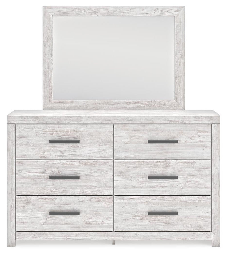 Cayboni Twin Panel Bed, Dresser, Mirror, Chest and Nightstand