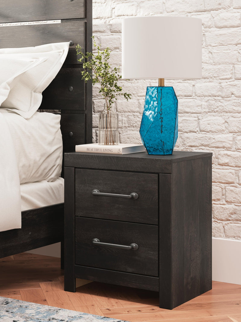 Delmorta Twin Panel Bed, Dresser, Mirror and Nightstand