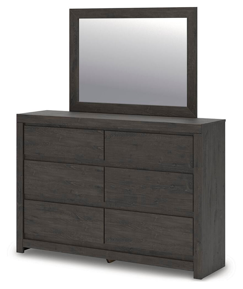 Parlayon Queen Panel Bed, Dresser, Mirror and Nightstand