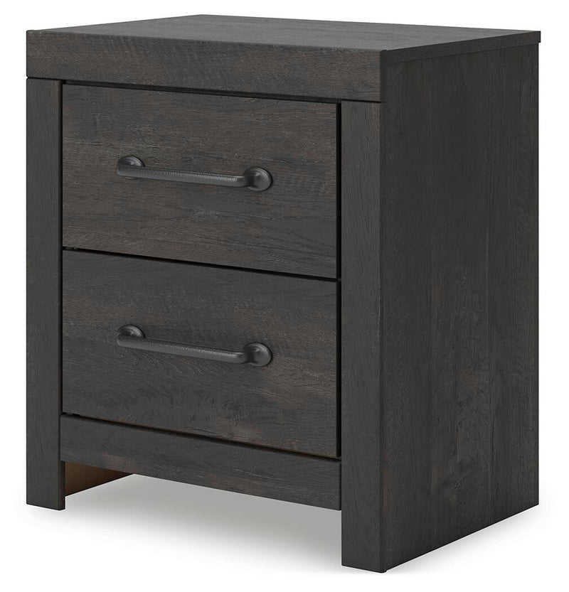 Hollivern Full Panel Storage Bed, Dresser, Mirror and Nightstand