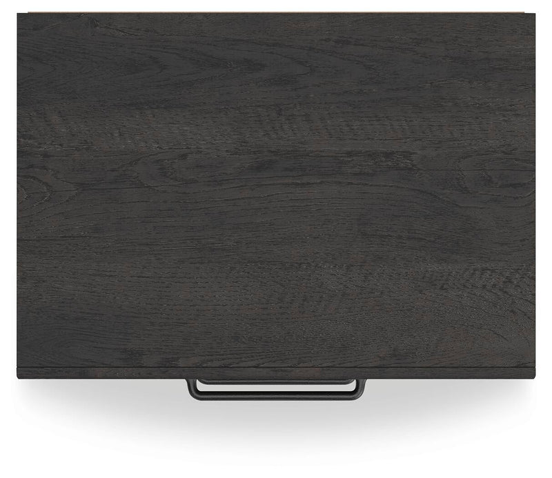 Hollivern Full Panel Storage Bed, Dresser, Mirror and Nightstand