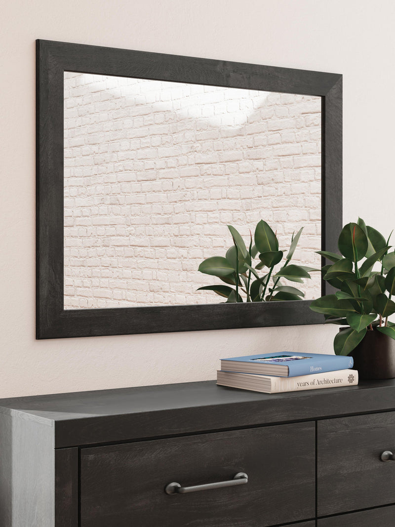 Hollivern Full Panel Storage Bed, Dresser, Mirror and Nightstand