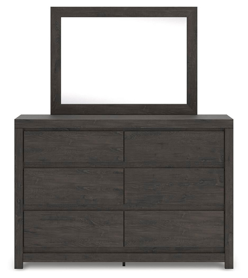 Parlayon King Panel Bed, Dresser and Mirror