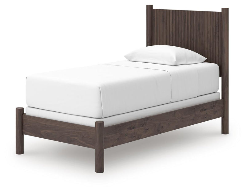 Cadmori Twin Panel Bed, Dresser and Mirror