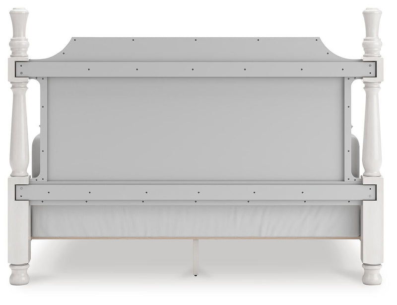 Chadworth King Poster Bed, Dresser, Mirror and Nightstand