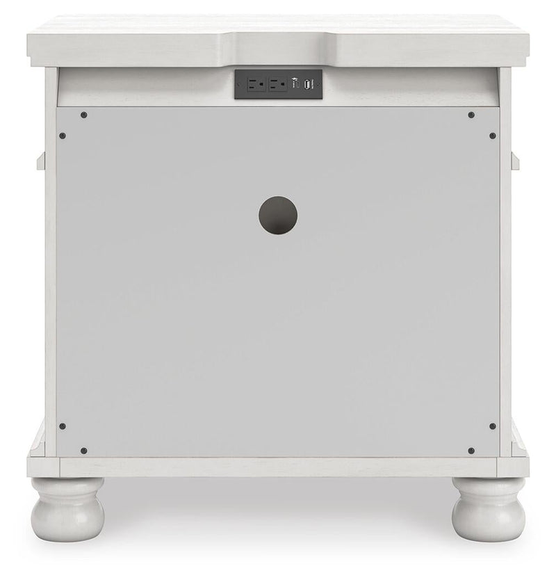 Chadworth King Poster Bed, Dresser, Mirror and Nightstand