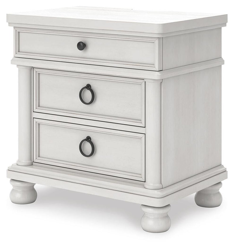 Chadworth King Poster Bed, Dresser, Mirror and Nightstand