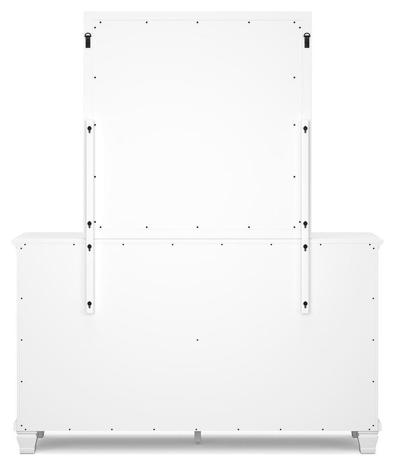 Fortman Full Panel Storage Bed, Dresser, Mirror and Nightstand