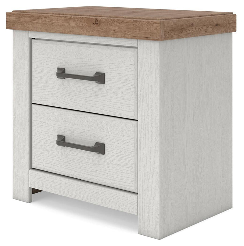 Savonport Two Drawer Night Stand