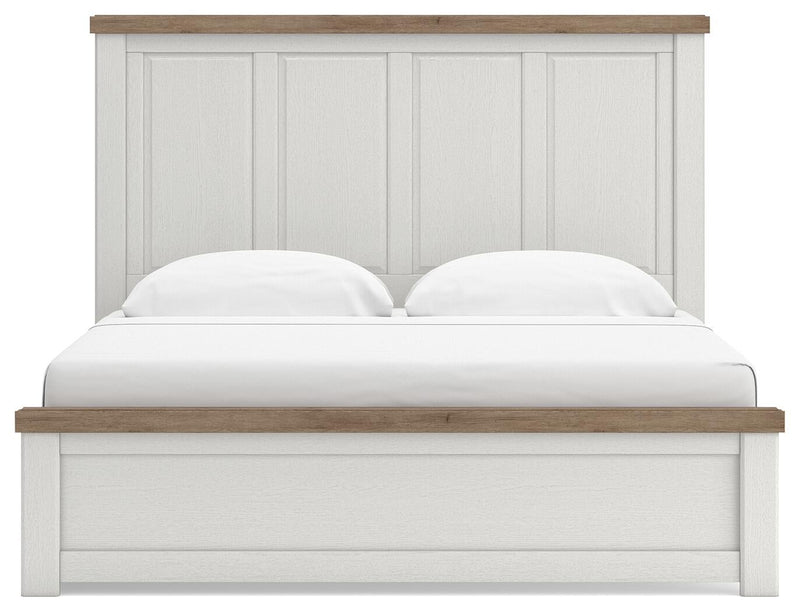 Savonport King Panel Bed with Storage, Dresser, Mirror, Chest and Nightstand