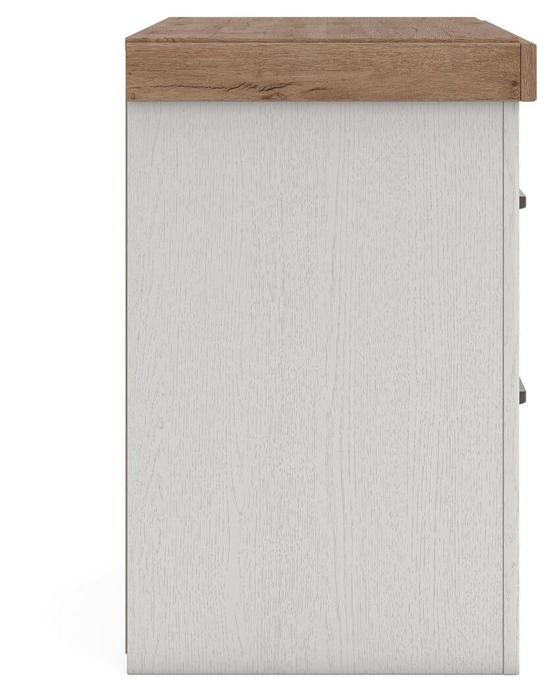Savonport King Panel Bed with Storage. Dresser, Mirror and Nightstand