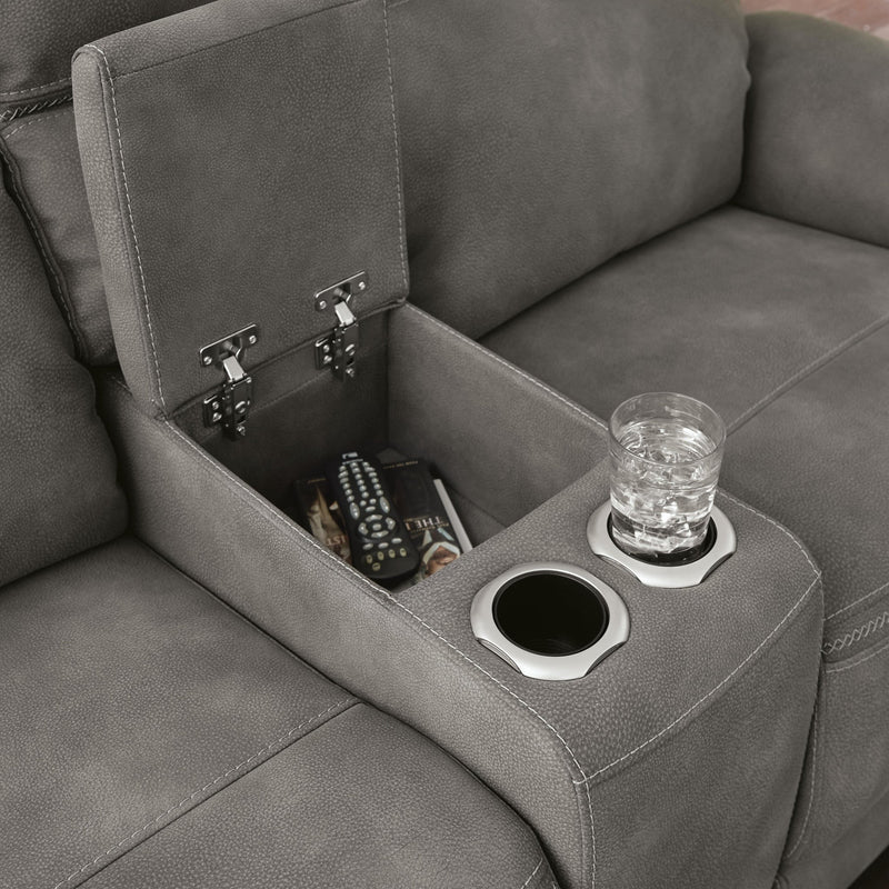 Next-Gen Durapella PWR REC Loveseat/CON/ADJ HDRST