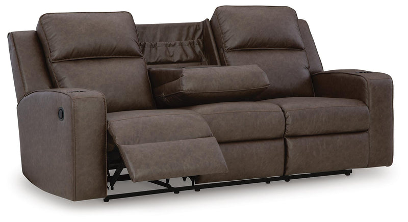 Lavenhorne Reclining Sofa w/ Drop Down Table