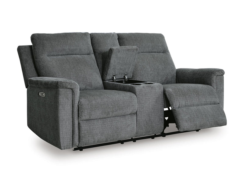 Barnsana DBL REC PWR Loveseat w/Console