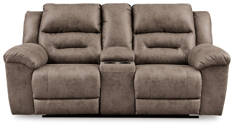 Stoneland DBL REC PWR Loveseat w/Console
