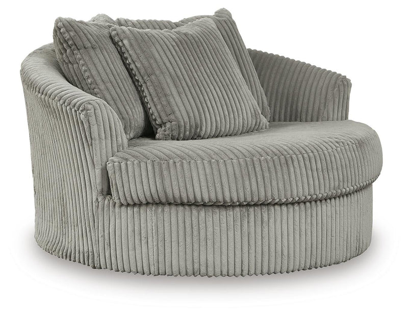 Lindyn Oversized Swivel Accent Chair