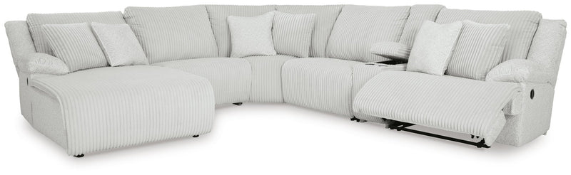Top Tier 6-Piece Reclining Sectional with Chaise