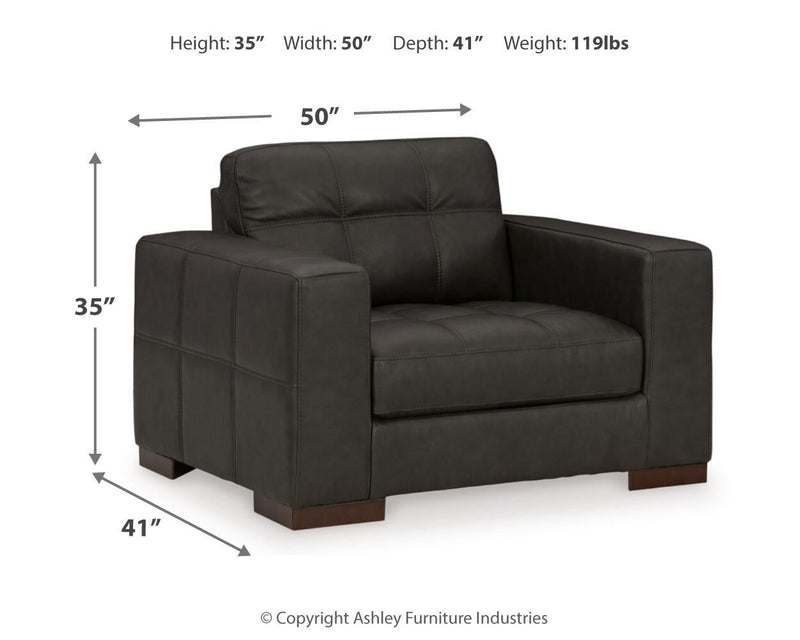 Luigi Chair and Ottoman