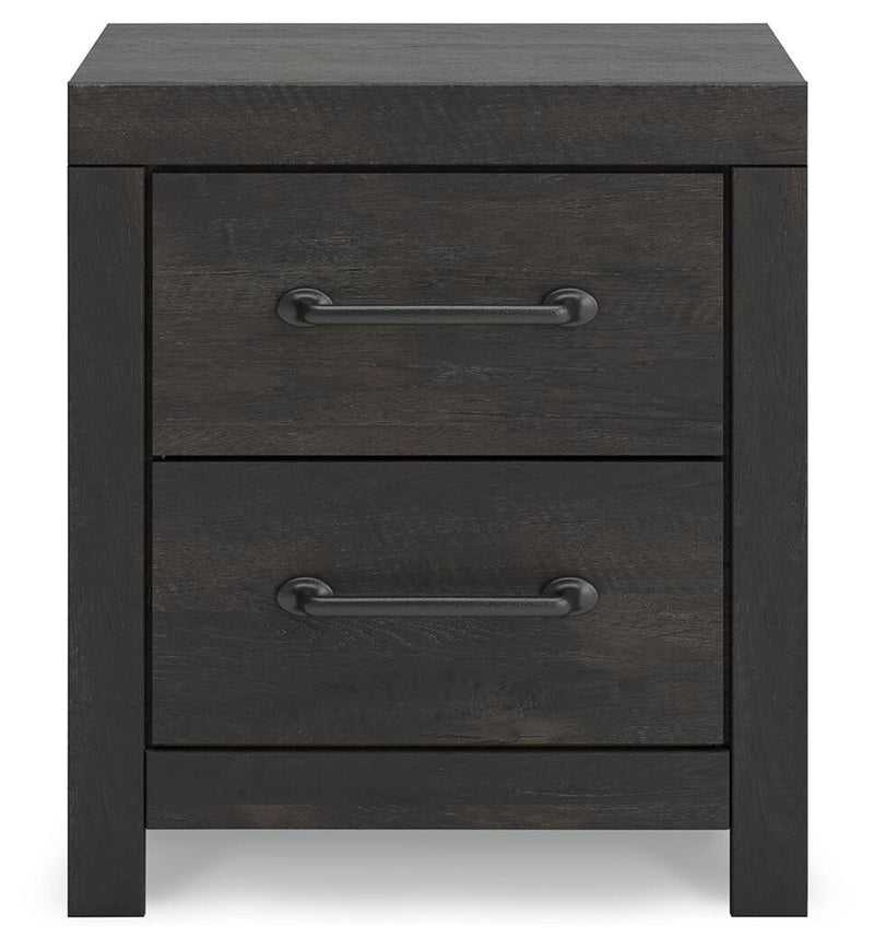 Delmorta Twin Panel Bed, Dresser, Mirror, Chest and Nightstand