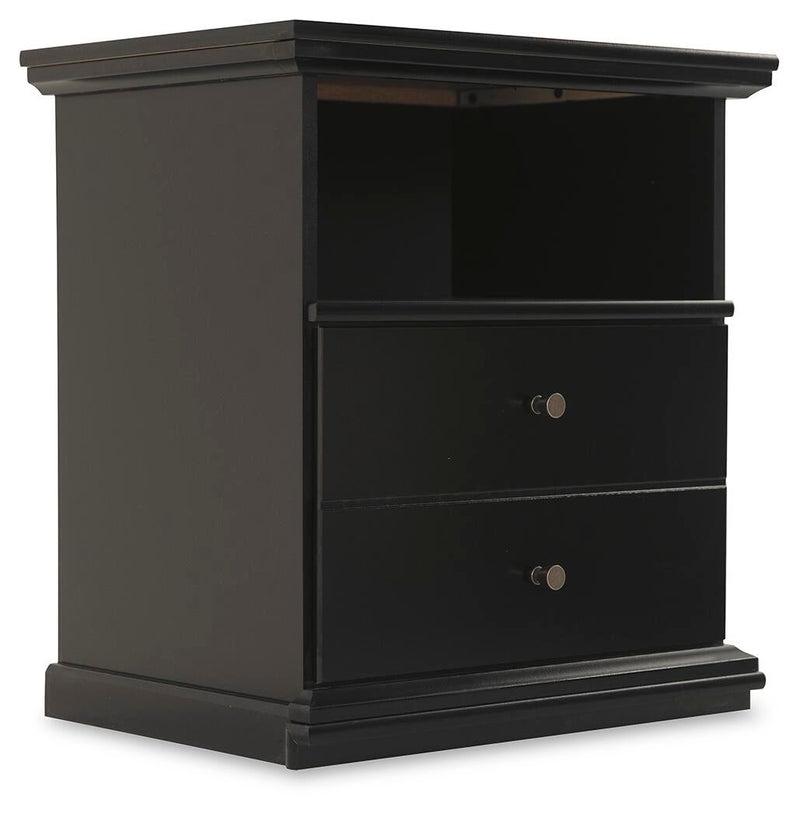 Maribel Full Panel Bed, Dresser, Mirror and Nightstand